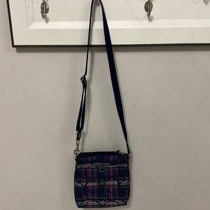 Coach crossbody fabric bag